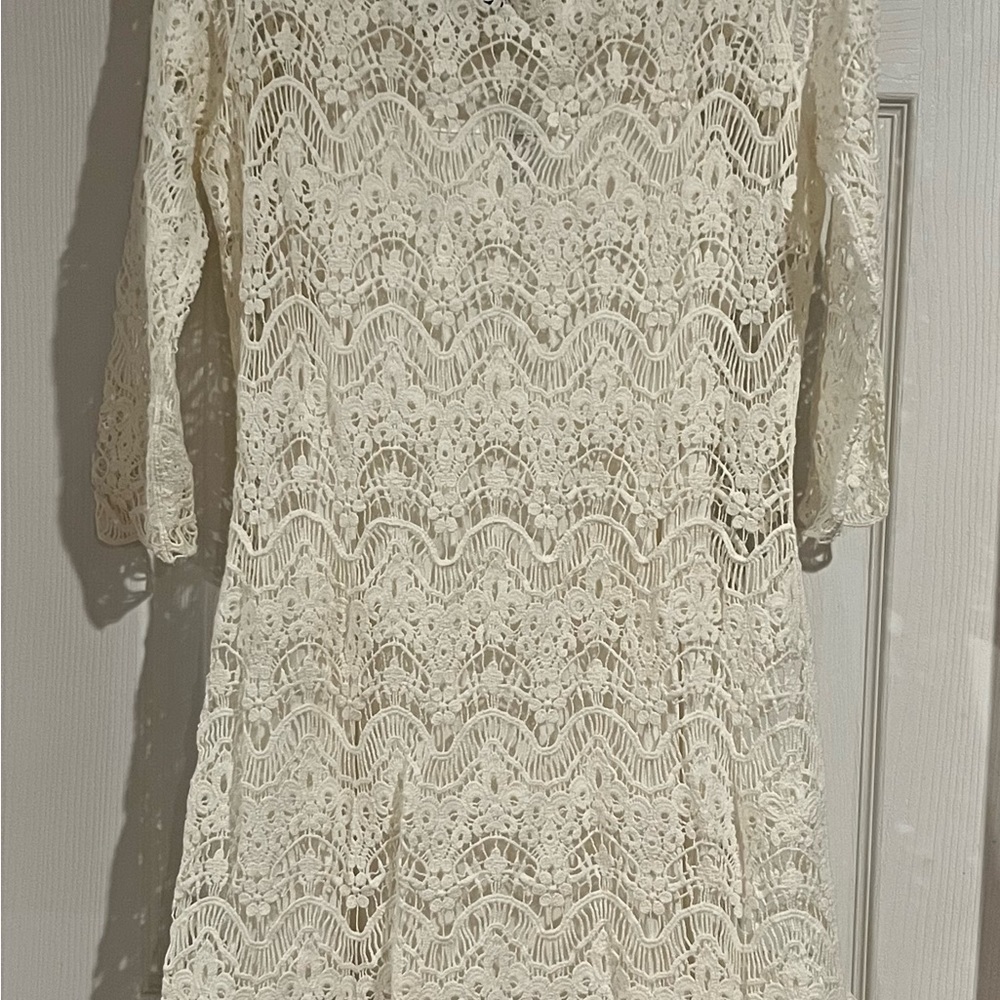 Lauren Ralph Lauren White Lace Dress